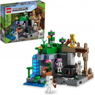 LEGO Minecraft The Skeleton Dungeon Set,21189 Construction Toy for Kids