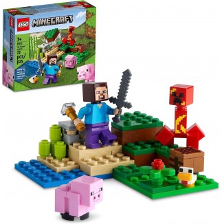 LEGO Minecraft The Creeper Ambush Building Toy 21177,Gift for Kids