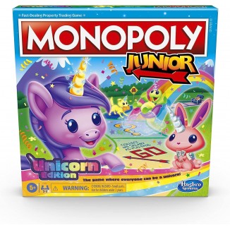 Unicorn Edition Board Game for 2-4 Players,for Kids Ages 5 and Up