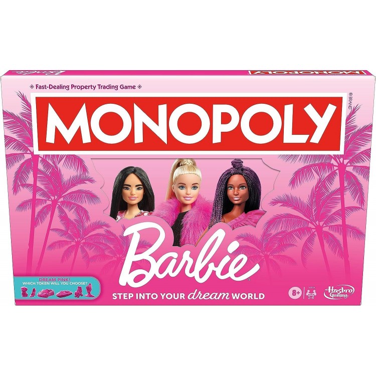 Barbie Edition Board Game,Fun Family Games for Kids and Adults