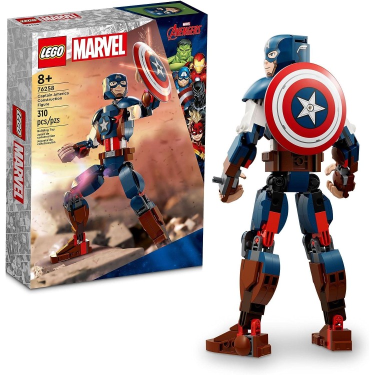 LEGO Marvel Captain America Construction Figure 76258