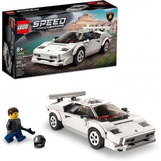 Lego Speed Champions Lamborghini Countach, Race Car Toy Model Replica