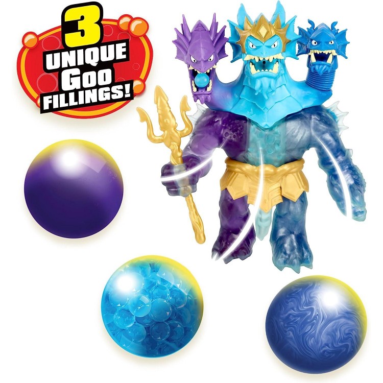 Heroes of Goo Jit Zu Deep Goo Sea King Hydra Figure with Triple Attack