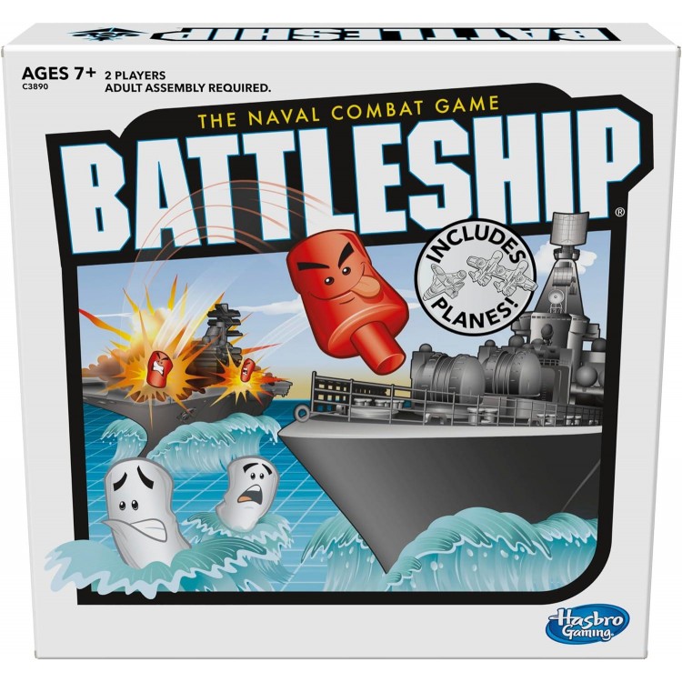 Gaming Battleship With Planes Strategy Board Game for Ages 7 and Up