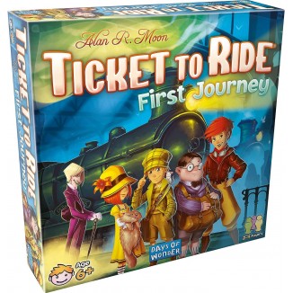 Ticket to Ride First Journey Board Game | Strategy Game | Ages 6+