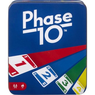 Phase 10 Card Game with 108 Cards, Makes a Great Toy for Kids