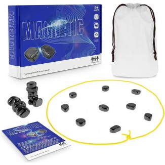 2024 New Magnetic Chess Game Set with Rocks,Cluster Game for Kids Adult