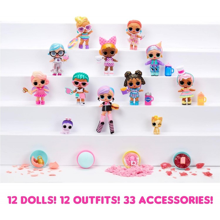 L.O.L. Surprise! Mega Ball Magic - 12 Collectible Dolls, 60+ Surprises