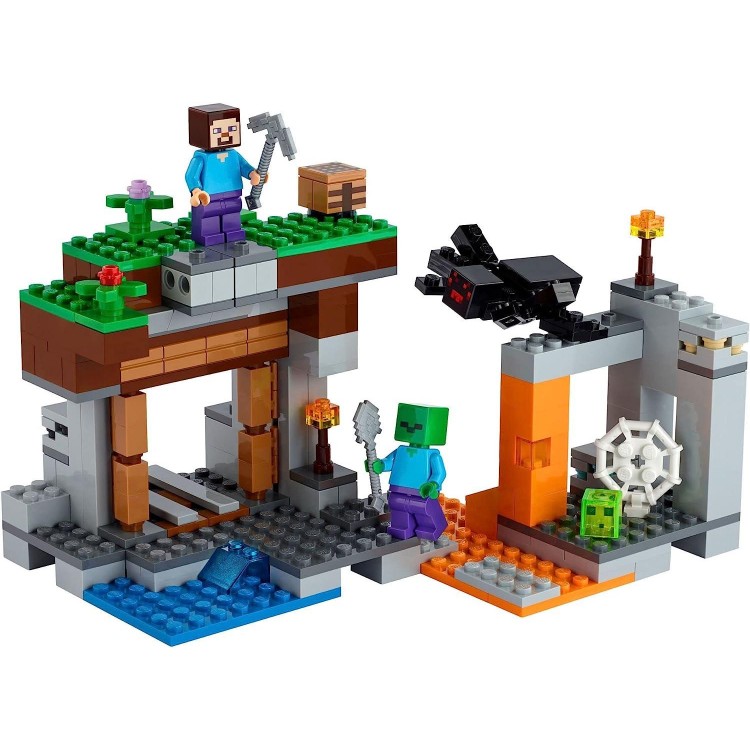 LEGO Minecraft The Abandoned Mine Building Toy,Gift idea for Kids