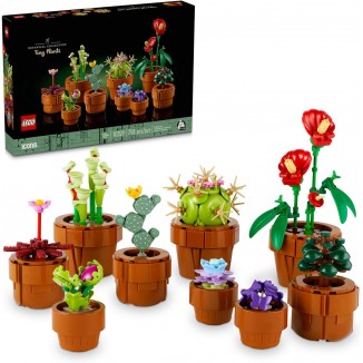 LEGO Icons Tiny Plants Building Set, Cactus Décor Gift Idea for Flower