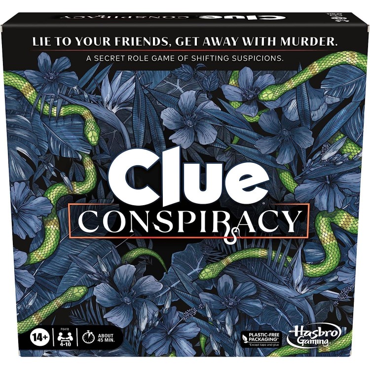Clue Conspiracy Board Game for Adults and Teens, Ages 14+,4-10 Players