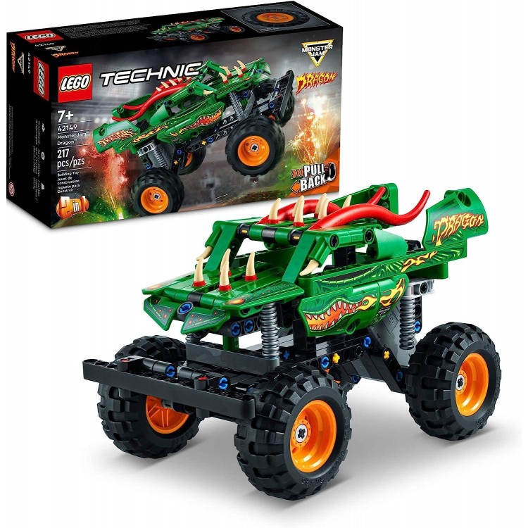 LEGO Technic Monster Jam Dragon Monster Truck Toy for Boys and Girls