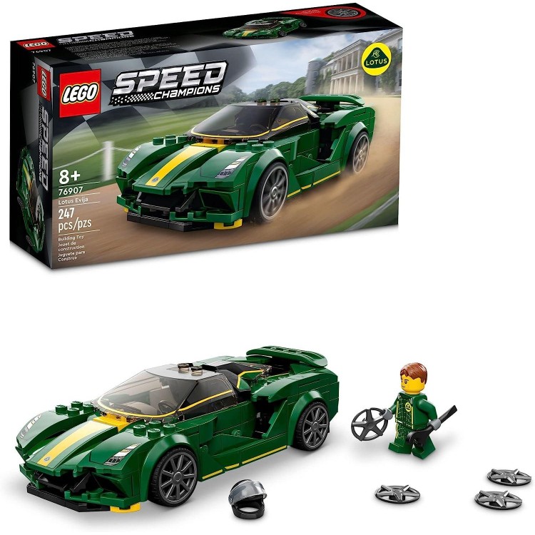 LEGO Speed Champions Lotus Evija 76907 Race Car Toy Model for Kids