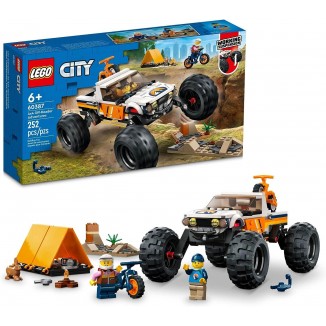 LEGO City 4x4 Off-Roader Adventures 60387 Building Toy - Camping Set