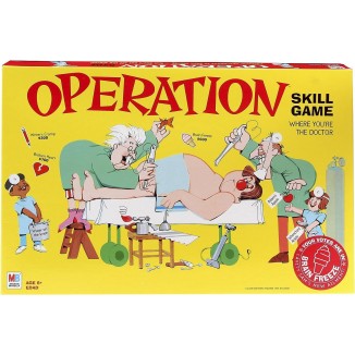 Operation Electronic Board Game, Family Games for Kids Ages 6+