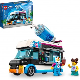 LEGO City Penguin Slushy Van 60384 Building Toy - Featuring a Truck