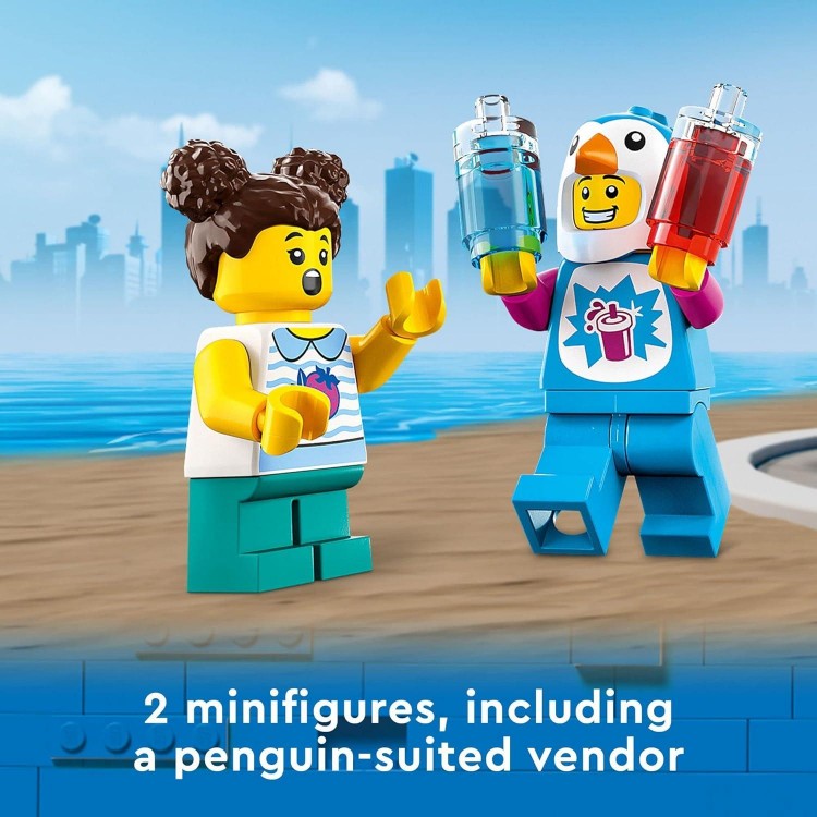 LEGO City Penguin Slushy Van 60384 Building Toy - Featuring a Truck