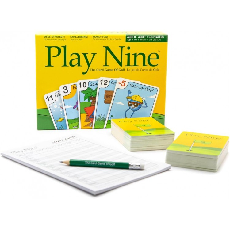 PLAY NINE - The Card Game for Families,Best Strategy Game For Couples