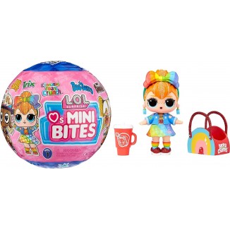 LOL Surprise Loves Mini Bites Cereal Dolls with 7 Surprises,Accessories