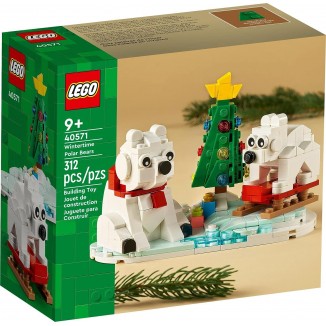 LEGO Wintertime Polar Bears 40571 Christmas Décor Building Kit