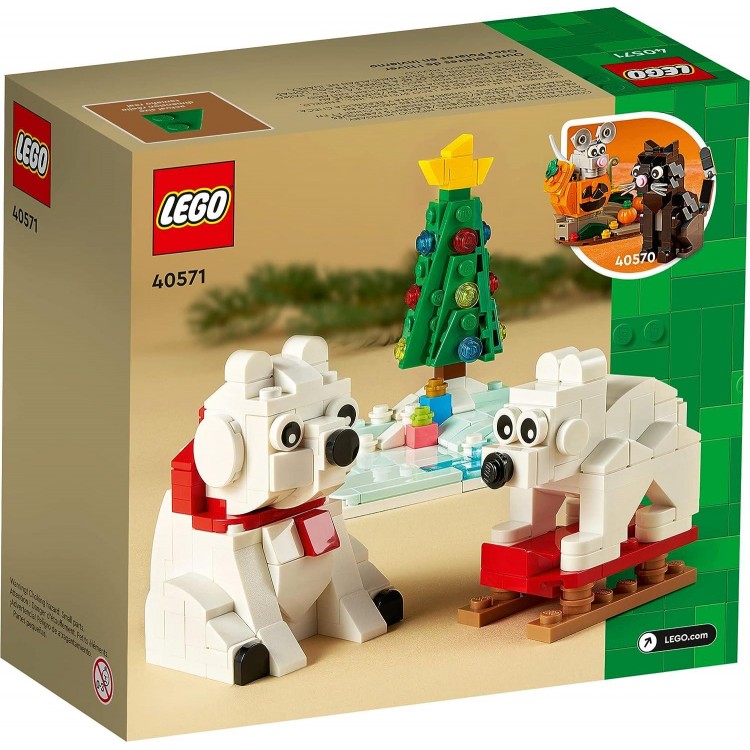 LEGO Wintertime Polar Bears 40571 Christmas Décor Building Kit
