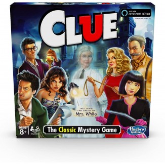 Hasbro Gaming Clue Game Ghost of Mrs. White, Mystery Board Game