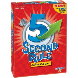 5 Second Rule Game - Simple Questions Card Game for Family Fun, Party