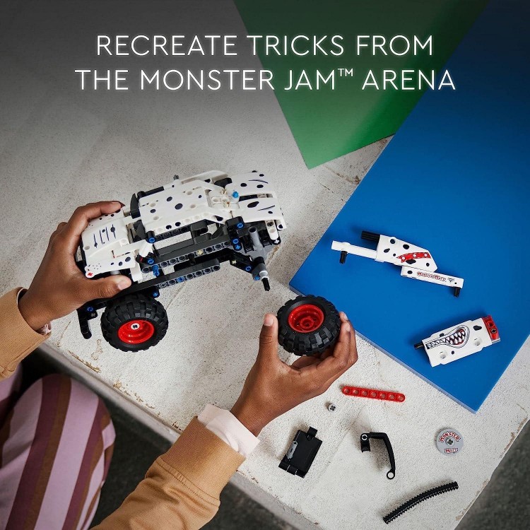 LEGO Technic Monster Jam Monster Mutt Dalmatian, 2in1 Pull Back Racing