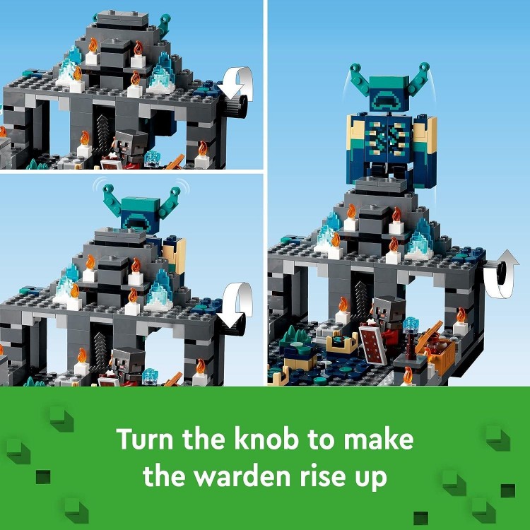 LEGO Minecraft The Deep Dark Battle Set, 21246 Biome Adventure Toy