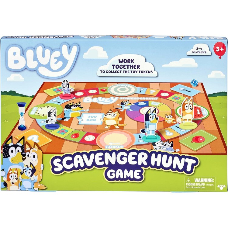 Bluey Scavenger Hunt Game. A Fun Board Game Full of Fun Activities