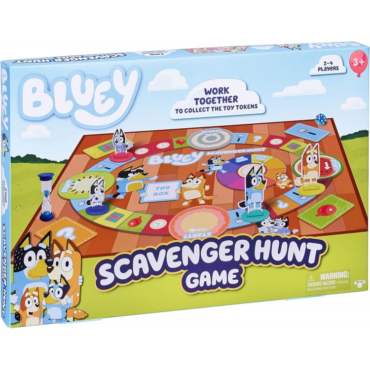 Bluey Scavenger Hunt Game. A Fun Board Game Full of Fun Activities