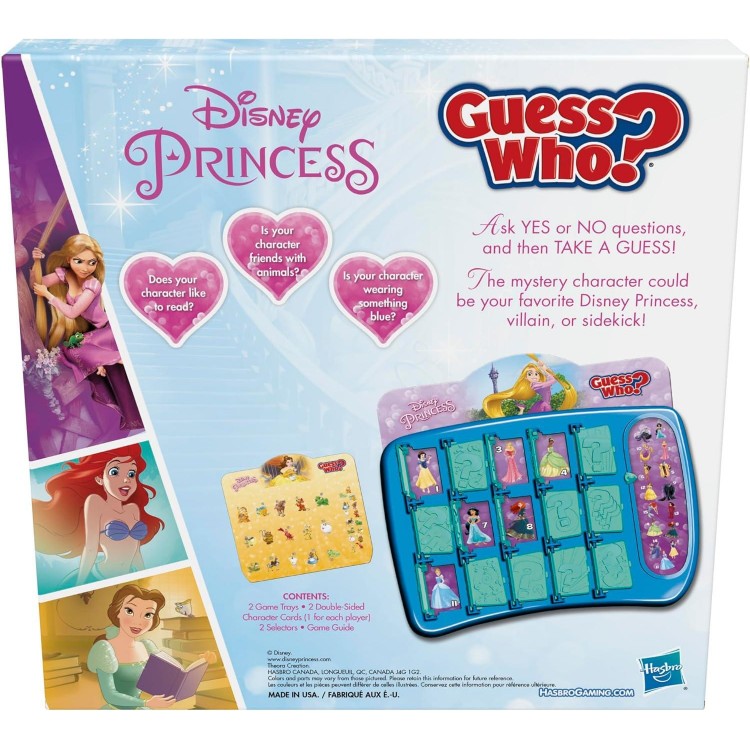 Guess Who? Disney Princess Edition Kids Board Game, Fun Games