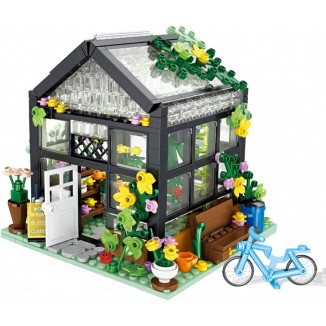 QLT Flower House Building Set,Nice Gift with Beautiful Box for Girls