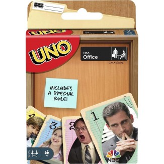 Mattel Games UNO The Office Card Game with 112 Cards & Instructions