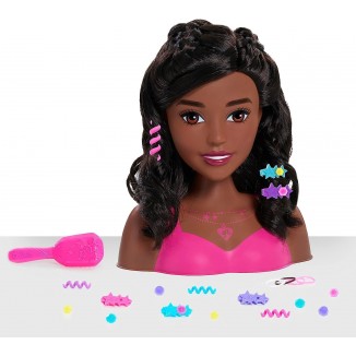 Barbie Fashionistas 8-Inch Styling Head,Toys for Ages 3 Up by Just Play