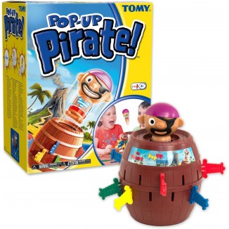 TOMY Pop Up Pirate Board Game-Swashbuckling Kids Games for Family Game