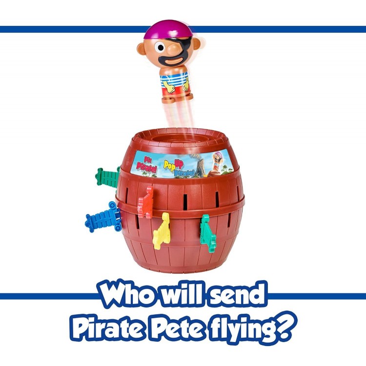 TOMY Pop Up Pirate Board Game-Swashbuckling Kids Games for Family Game