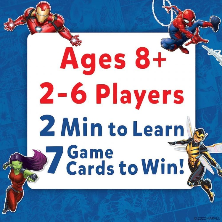 Skillmatics Card Game - Guess in 10 Marvel, Perfect for Boys, Girls