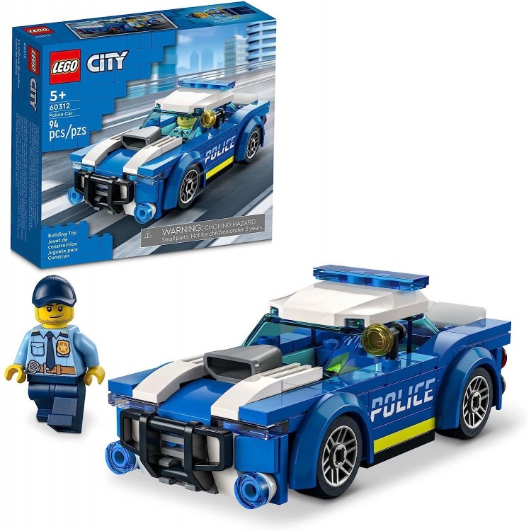 LEGO City Police Car Toy 60312 for Kids 5 Plus Years Old