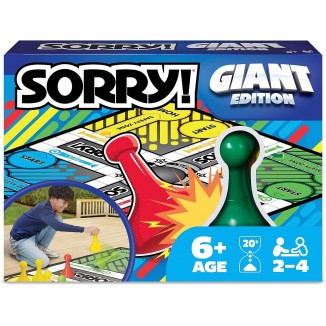 Giant Sorry Classic Family Board Game Indoor Outdoor Retro Party