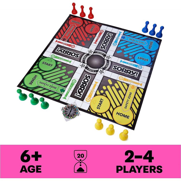 Giant Sorry Classic Family Board Game Indoor Outdoor Retro Party
