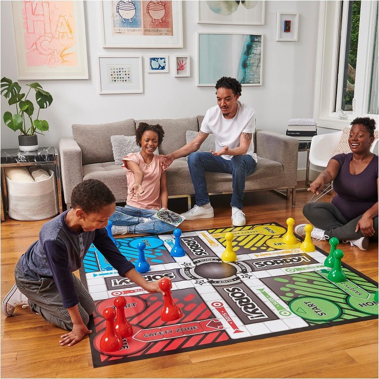 Giant Sorry Classic Family Board Game Indoor Outdoor Retro Party