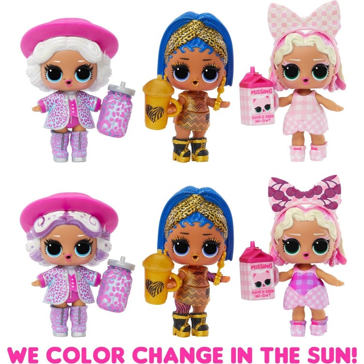 L.O.L. Surprise! Sunshine Makeover with 8 Surprises, UV Color Change