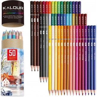 KALOUR Premium Colored Pencils,Set of 50 Colors