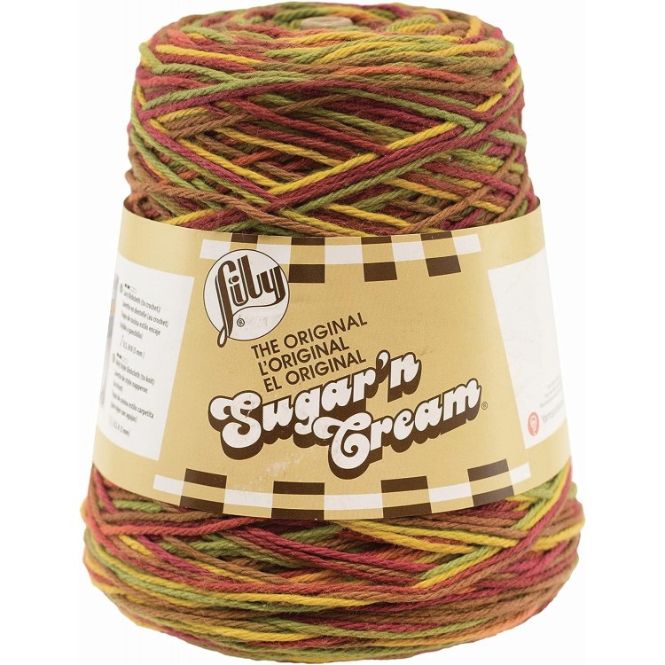 Lily Sugar N Cream Cones Autumn Leaves Ombre Yarn - Cotton