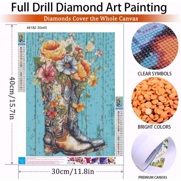Miairivy Diamond Painting for Adults,5D Full Diamond Art Kit,DIY Painting Set
