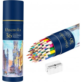 finenolo Colored Pencils for Adult Coloring Books, Soft Core