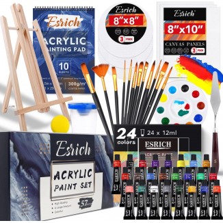 Acrylic Paint Set,Professional Painting Supplies,for Hobbyists and Beginners