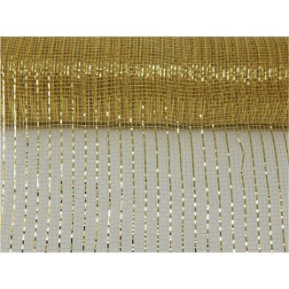 10 inch x 30 feet Metallic Mesh Ribbon