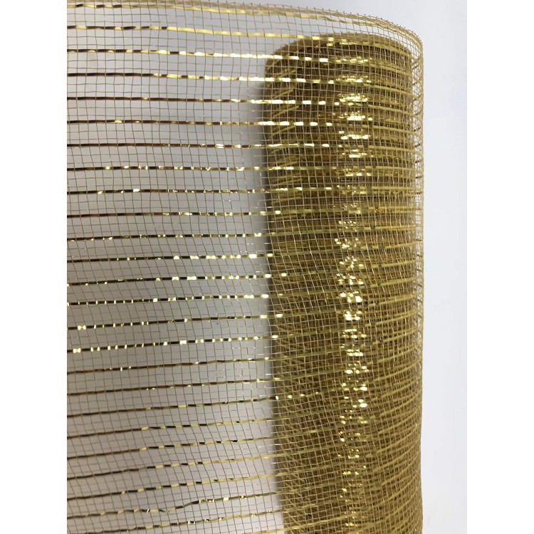 10 inch x 30 feet Metallic Mesh Ribbon